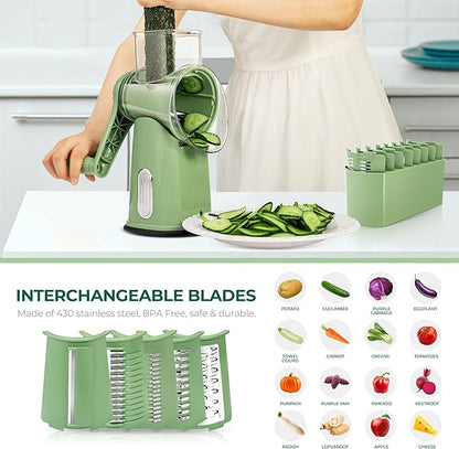 Nexodo™ Rotating Grater – Fast, Durable Kitchen Helper for Cheese & Veggies