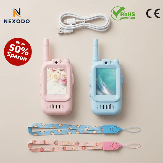 Nexodo SafeView Video Walkie-Talkies (2er-Set)
